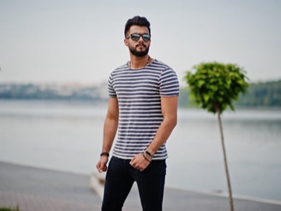 A young, handsome Indian man